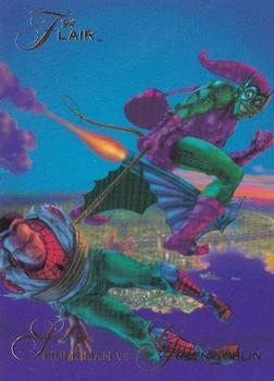 1994 Flair Marvel Annual #22 Spider-Man vs Green Goblin Front