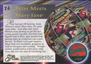 1994 Flair Marvel Annual #24 Mary Jane Back