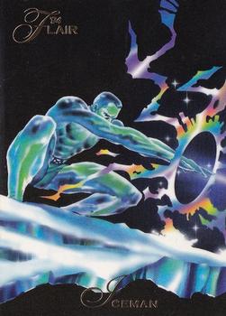 1994 Flair Marvel Annual #51 Iceman Front