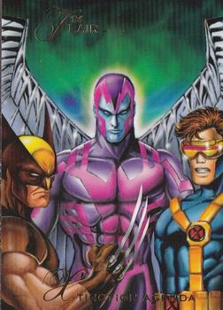 1994 Flair Marvel Annual #76 X-Tinction Agenda Front