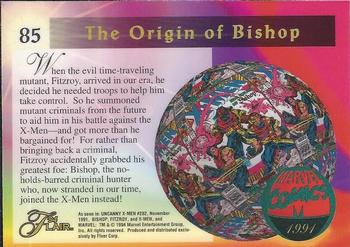 1994 Flair Marvel Annual #85 Bishop Back