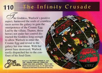 1994 Flair Marvel Annual #110 Infinity Crusade Back