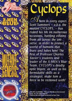 1994 Flair Marvel Annual #NNO Cyclops Back