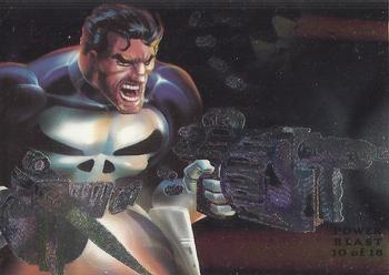 1994 Flair Marvel Annual - Flair Marvel Universe - PowerBlast #10 Punisher Back