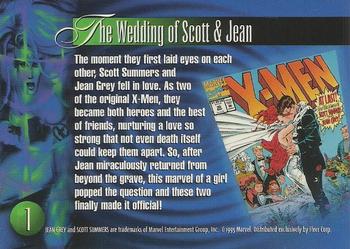1995 Flair Marvel Annual #1 Jean Grey Back