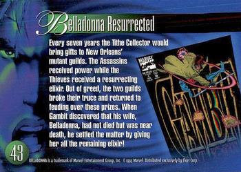 1995 Flair Marvel Annual #43 Belladonna Back