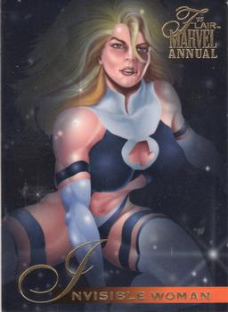 1995 Flair Marvel Annual #76 Invisible Woman Front
