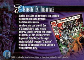 1995 Flair Marvel Annual #119 Salome Back