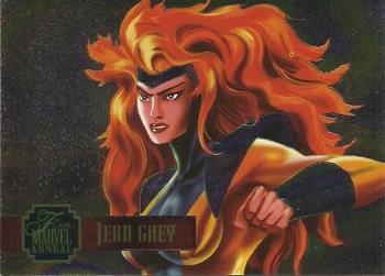 1995 Flair Marvel Annual - PowerBlast #7 Jean Grey Front