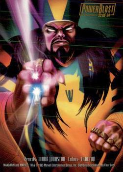 1995 Flair Marvel Annual - PowerBlast #22 Mandarin Back