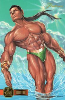 1995 Flair Marvel Annual - FlairPrint #6 Namor Front