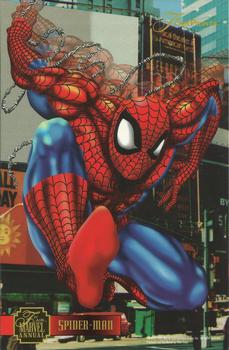 1995 Flair Marvel Annual - FlairPrint #7 Spider-Man Front