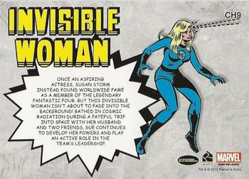 2012 Rittenhouse Marvel Bronze Age - Classic Heroes #CH9 Invisible Woman Back