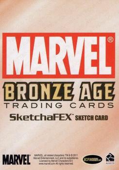 2012 Rittenhouse Marvel Bronze Age - Sketch Cards #NNO Mary Bellamy Back