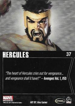 2012 Rittenhouse Marvel Greatest Heroes #37 Hercules Back