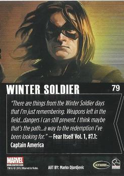 2012 Rittenhouse Marvel Greatest Heroes #79 Winter Soldier Back