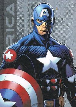2012 Rittenhouse Marvel Greatest Heroes - Ultimate Heroes #UH11 Captain America Front