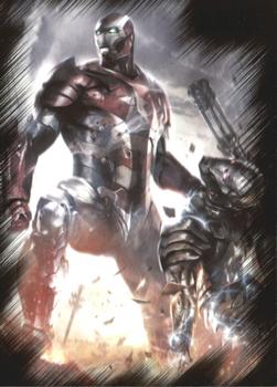 2010 Rittenhouse Marvel Heroes and Villains #1 War Machine vs. Iron Patriot Front