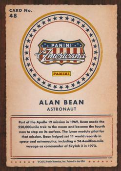 2012 Panini Americana Heroes & Legends #48 Alan Bean Back