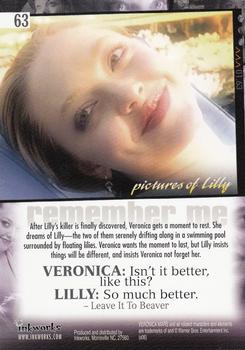 2006 Inkworks Veronica Mars Season 1 #63 Remember Me Back