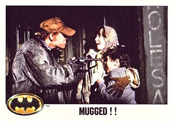 1989 Topps Batman - Collector's Edition (Tiffany) #14 Mugged! Front