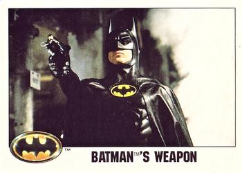 1989 Topps Batman - Collector's Edition (Tiffany) #28 Batman's Weapon Front