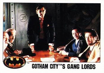 1989 Topps Batman - Collector's Edition (Tiffany) #47 Gotham City's Crime Lords Front