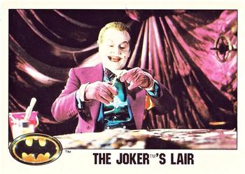 1989 Topps Batman - Collector's Edition (Tiffany) #60 The Joker's Lair Front