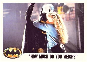 1989 Topps Batman - Collector's Edition (Tiffany) #82 How Much do you Weigh? Front