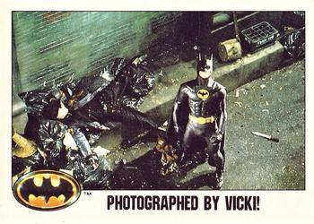 1989 Topps Batman - Collector's Edition (Tiffany) #89 Photographed by Vicki! Front