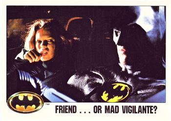 1989 Topps Batman - Collector's Edition (Tiffany) #90 Friend…or Mad Vigilante? Front