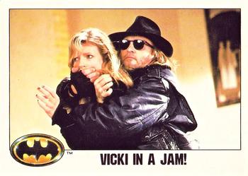 1989 Topps Batman - Collector's Edition (Tiffany) #92 Vicki in a jam! Front
