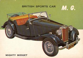 1953-55 Topps World on Wheels (R714-24) #131 MG Mighty Midget Front