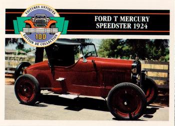 1992 Panini Antique Cars French Version #26 Ford T Mercury Speedster 1924 Front