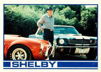 1992 Performance Years Mustang Cards #SP1 Shelby with Red AC Cobra and Shelby Mustang Front