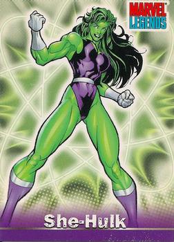 2001 Topps Marvel Legends #9 She-Hulk Front