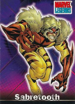 2001 Topps Marvel Legends #65 Sabretooth Front