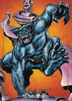 1992 SkyBox Marvel Masterpieces #7 Beast Front