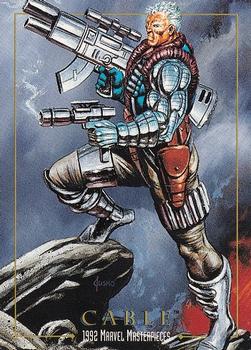 1992 SkyBox Marvel Masterpieces #18 Cable Front