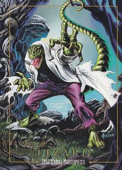 1992 SkyBox Marvel Masterpieces #41 Lizard Front