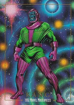 1992 SkyBox Marvel Masterpieces #44 Kang Front