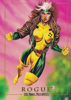1992 SkyBox Marvel Masterpieces #79 Rogue Front