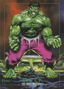 1992 SkyBox Marvel Masterpieces - Promos #NNO Hulk Front