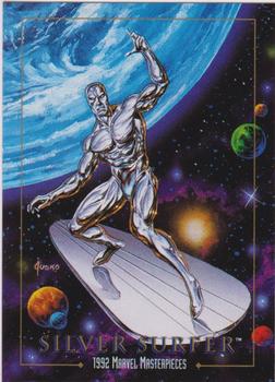 1992 SkyBox Marvel Masterpieces - Promos #NNO Silver Surfer Front