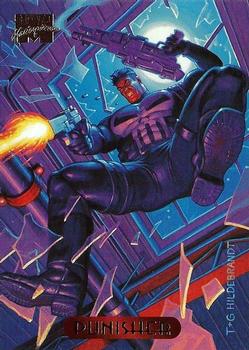 1994 Fleer Marvel Masterpieces Hildebrandt Brothers #94 Punisher Front