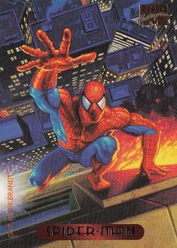 1994 Fleer Marvel Masterpieces Hildebrandt Brothers #115 Spider-Man Front