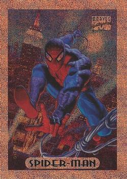 1994 Fleer Marvel Masterpieces Hildebrandt Brothers - Bronze Holofoils #8 Spider-Man Front