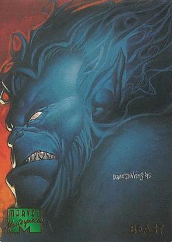 1995 Fleer Marvel Masterpieces #7 Beast Front