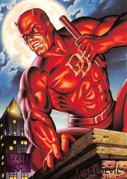 1995 Fleer Marvel Masterpieces #27 Daredevil Front