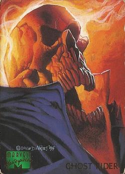 1995 Fleer Marvel Masterpieces #37 Ghost Rider Front